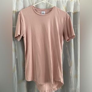 Zara men pink shirt